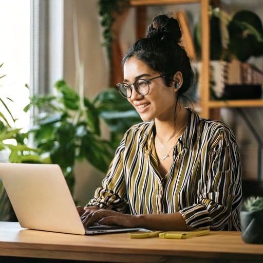 A personal care assistant providing in-home support to elderly patients, alongside a Virtual Assistant managing healthcare tasks remotely. This highlights how future healthcare technology is elevating at-home care through digital coordination and personalized support.