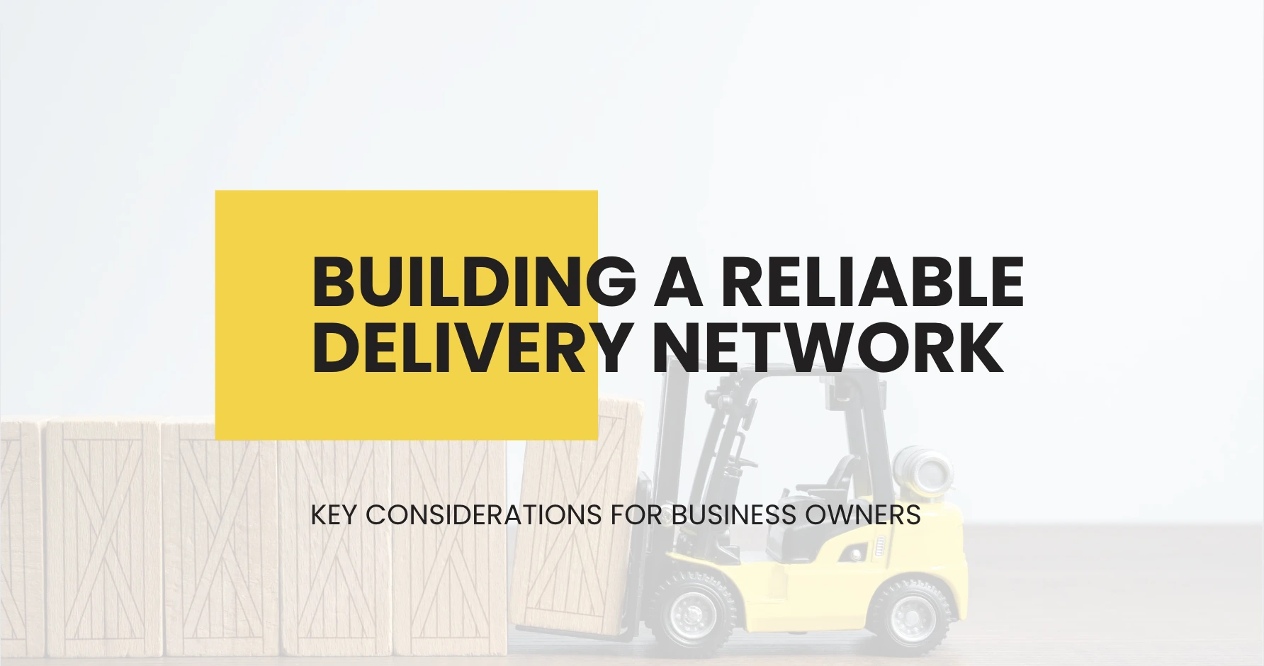 Building a Reliable Delivery Network